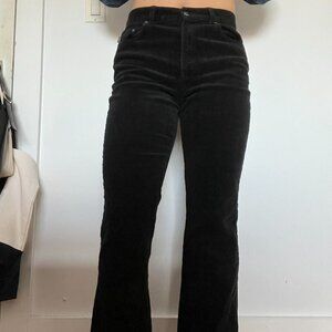 Vintage Ralph Lauren Navy Corduroy Pants Classic Straight Fit Women’s Size 14